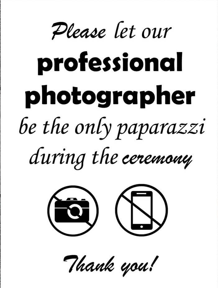 Unplugged Wedding