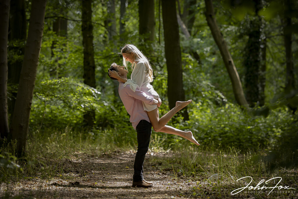 Rebecca and Ryan’s award winning pre-wedding photograph in Rugby - Devon wedding photographer