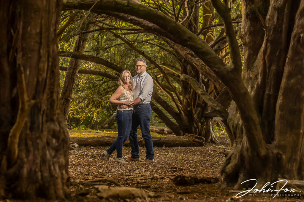 Heidi and Garry during their pre-wedding photography shoot near Rugby