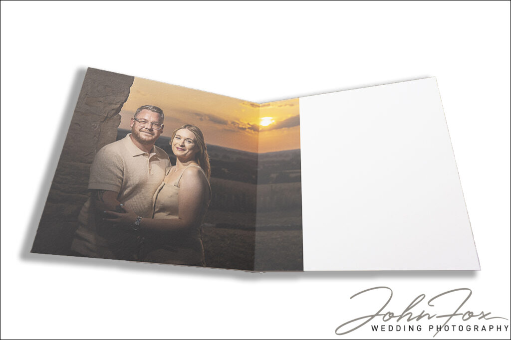 Aime and Matthew’s personalised guest book for their Mill Barns wedding