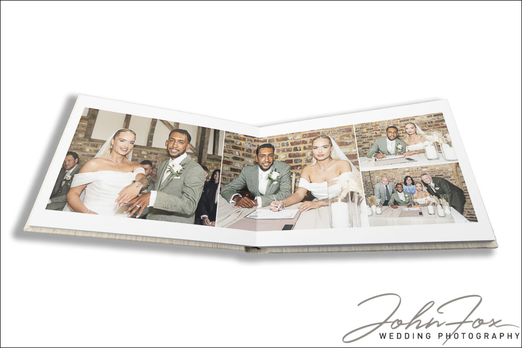 Bunker's Barn wedding album for Courtney and Luke