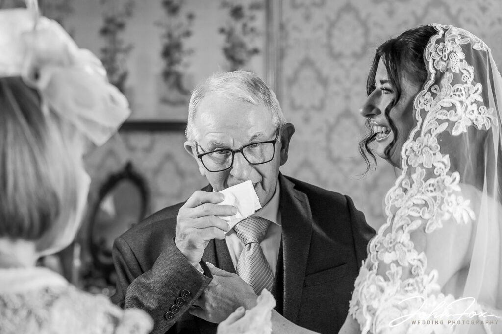 Aimee and Liam's wedding photography at Coombe Abbey in Warwickshire