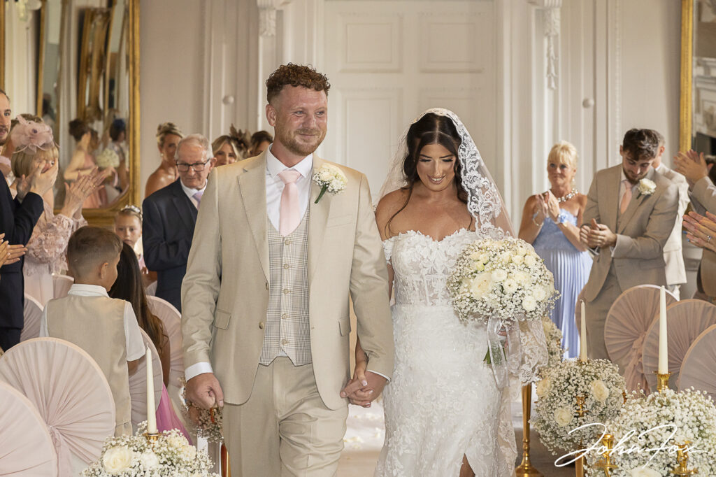 Aimee and Liam's wedding photography at Coombe Abbey in Warwickshire