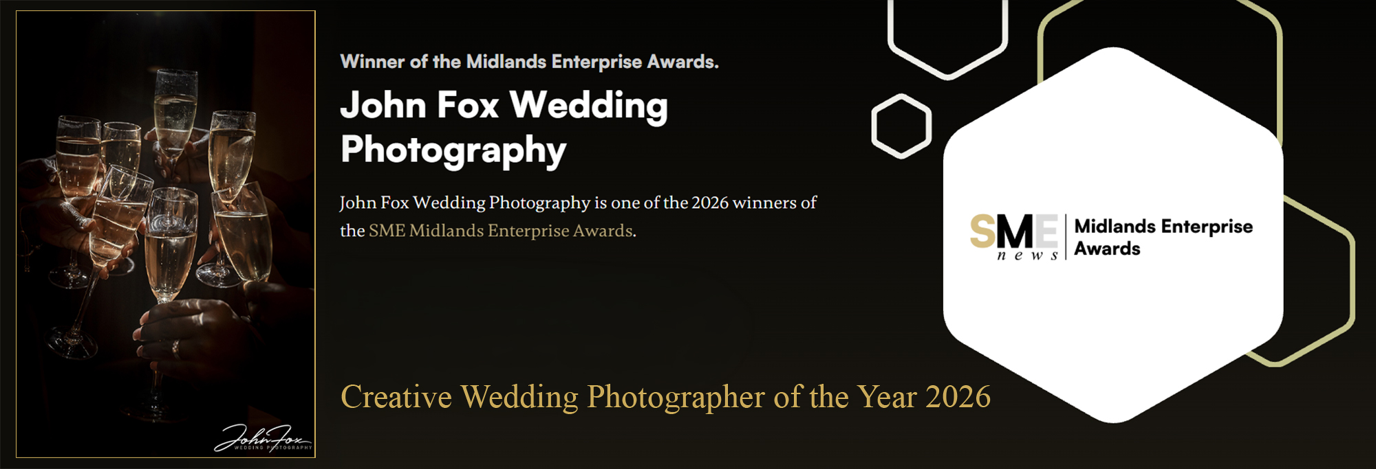 Creative Wedding Photographer of the Year 2026 John Fox Wedding Photography
